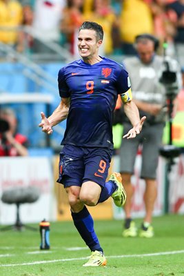 Robin van Persie Netherlands 2014 World Cup