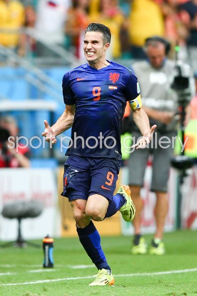 Robin van Persie Netherlands 2014 World Cup