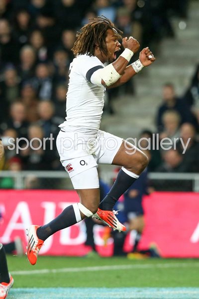 Marland Yarde England v New Zealand 2014