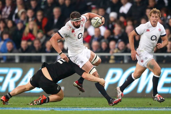 Dane Coles New Zealand v Tom Wood England 2014