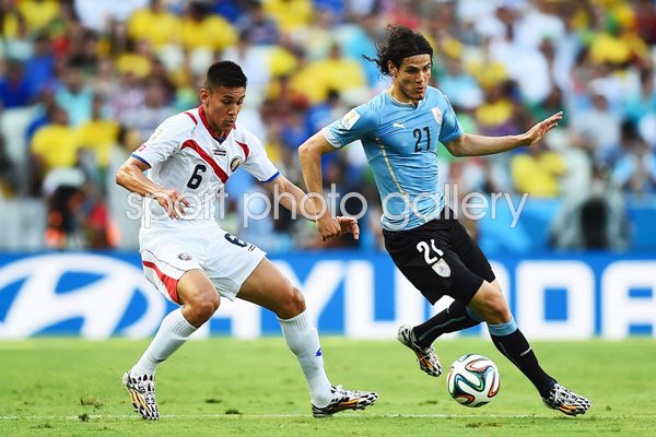 Oscar Duarte Costa Rica v Edinson Cavani 2014 World Cup