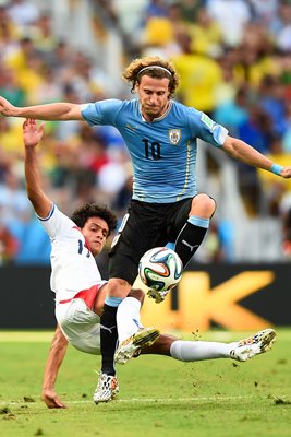 Diego Forlan Uruguay v Costa Rica World Cup 2014