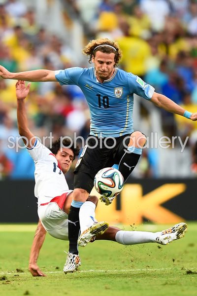 Diego Forlan Uruguay v Costa Rica World Cup 2014