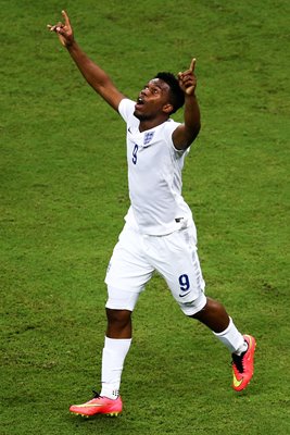 Daniel Sturridge England celebrates 2014 World Cup 