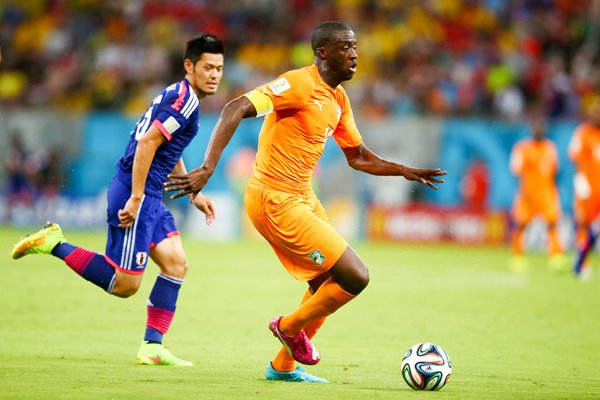 Yaya Toure Cote D'Ivoire v Japan 2014 World Cup