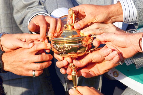 Europe get their hands on 2010 Ryder Cup