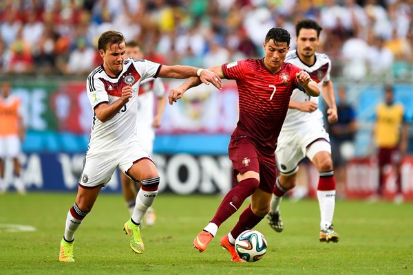 Cristiano Ronaldo Portugal Mario Goetze Germany 2014 World Cup