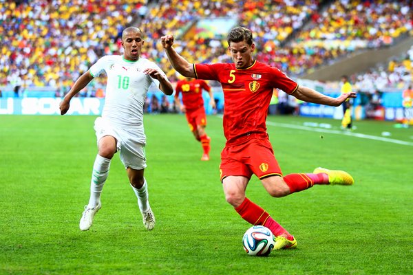 Jan Vertonghen Belgium v Algeria 2014 World Cup