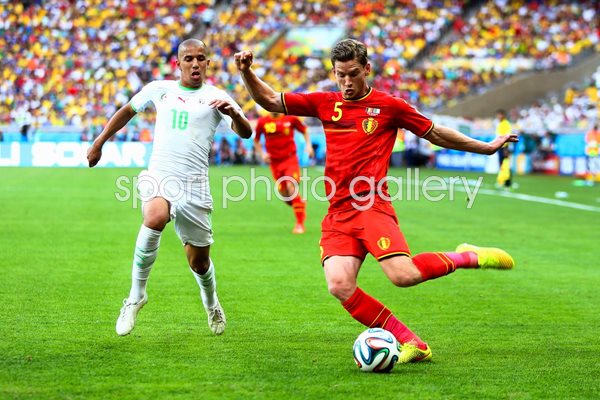 Jan Vertonghen Belgium v Algeria 2014 World Cup