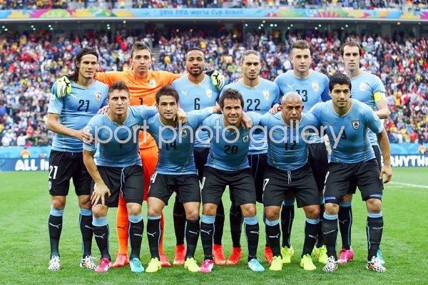 Uruguay Team World Cup Brazil 2014