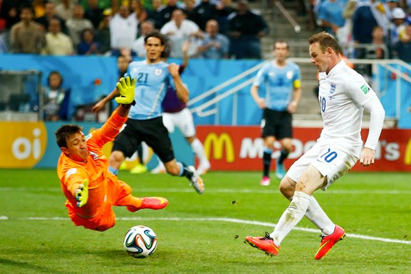 Wayne Rooney Uruguay v England World Cup Brazil 2014