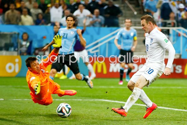 Wayne Rooney Uruguay v England World Cup Brazil 2014