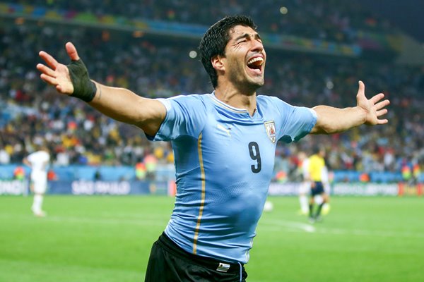 Luis Suarez Uruguay v England World Cup Brazil 2014