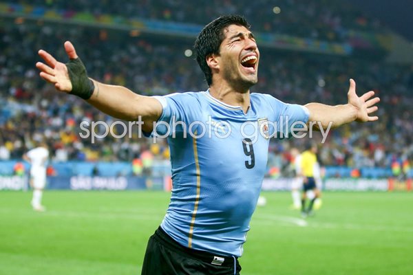 Luis Suarez Uruguay v England World Cup Brazil 2014