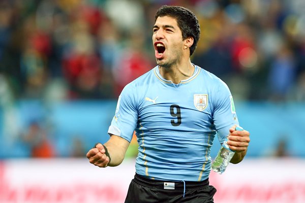 Luis Suarez Uruguay v England World Cup Brazil 2014