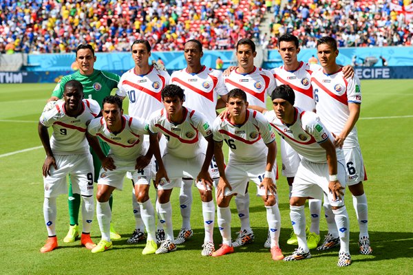 Costa Rica team photo 2014 World Cup Brazil