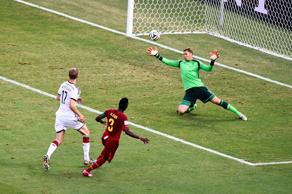 Asamoah Gyan goal v Germany 2014 World Cup