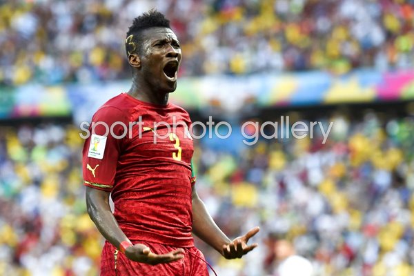 Asamoah Gyan Ghana 2014 World Cup