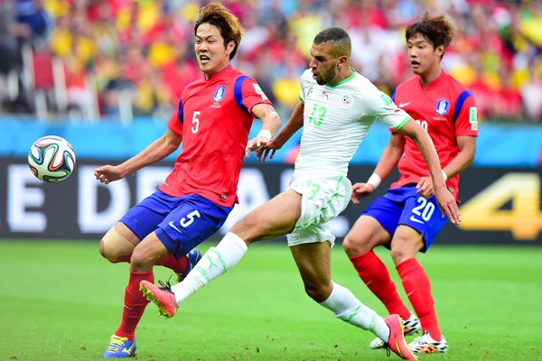 Islam Slimani scores Algeria 2014 World Cup