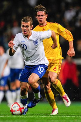 Jack Wilshere England U21 v Romania 2010