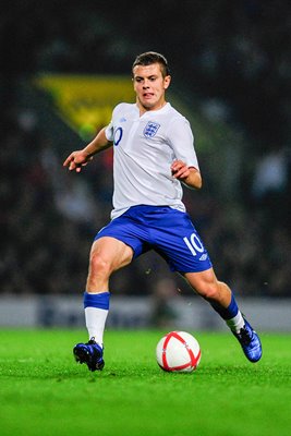 Jack Wilshere England U21 v Romania 2010