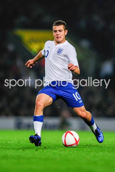 Jack Wilshere England U21 v Romania 2010