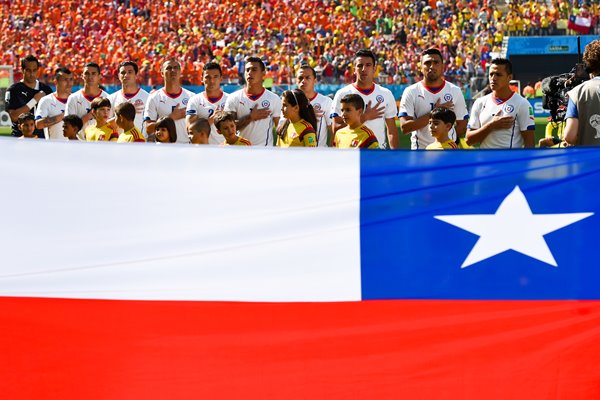 Chile line up 2014 World Cup