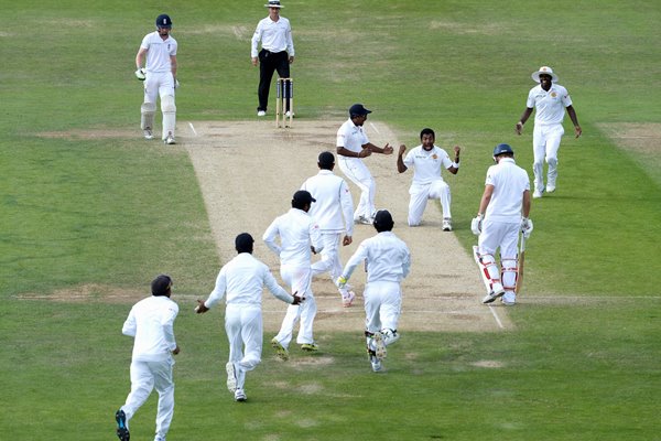 Dhammika Prasad Sri Lanka v England Headingley 2014
