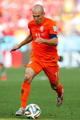 Arjen Robben Netherlands 2014 World Cup