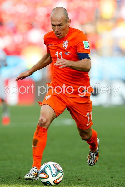 Arjen Robben Netherlands 2014 World Cup