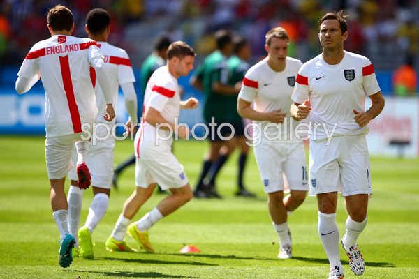 Lampard and his team mates 2014 World Cup