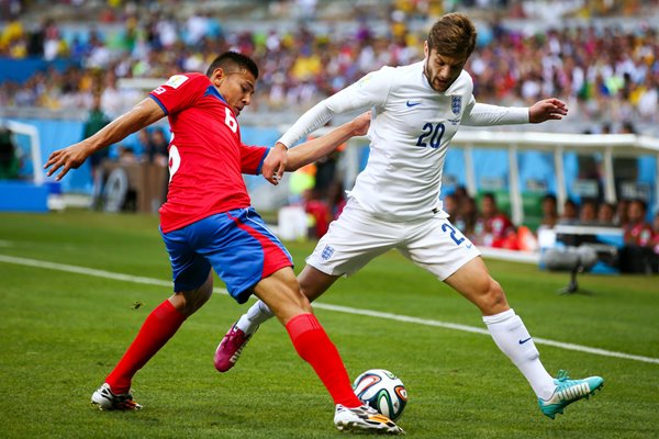 Oscar Duarte v Adam Lallana 2014 World Cup