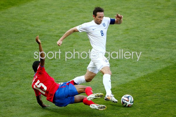Frank Lampard v Junior Diaz 2014 World Cup