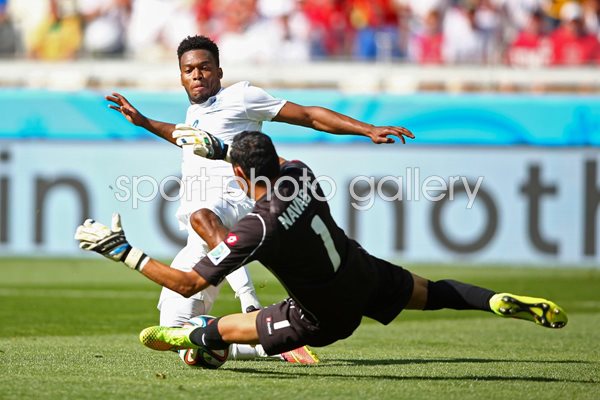 Sturridge v Navas 2014 World Cup