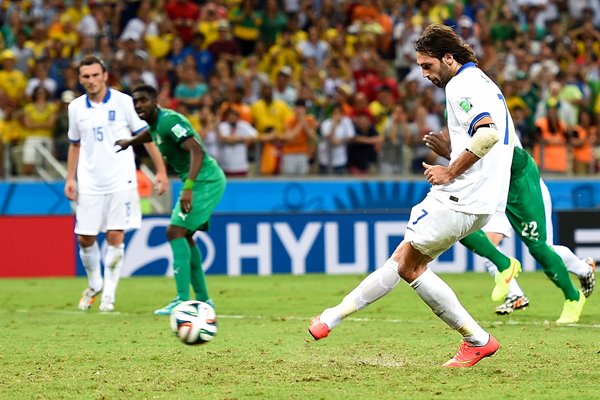 Giorgos Samaras Greece penalty 2014 World Cup