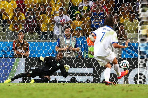 Giorgos Samaras penalty 2014 World Cup