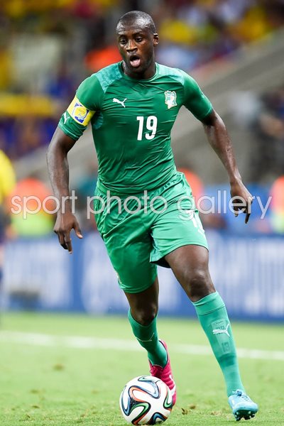 Yaya Toure Ivory Coast 2014 World Cup