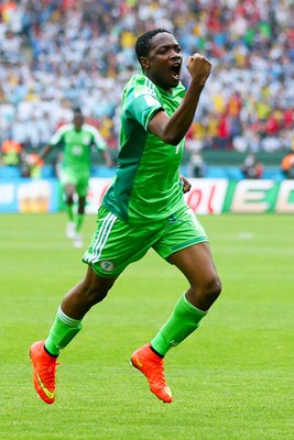 Ahmed Musa Nigeria v Argentina 2014 World Cup