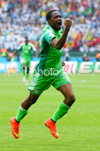 Ahmed Musa Nigeria v Argentina 2014 World Cup