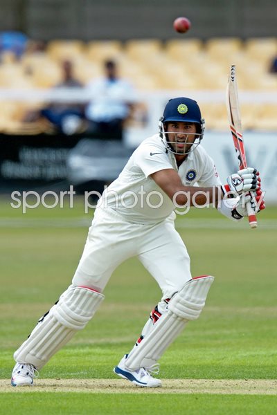 Cheteshwar Pujara Leicestershire v India - Tour Match 2014