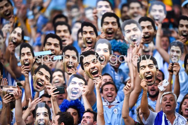  Uruguay fans 2014 World Cup