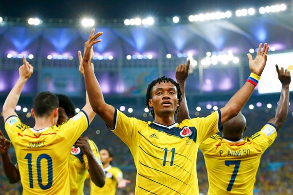 Juan Guillermo Cuadrado Colombia 2014 World Cup