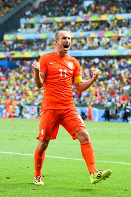 Arjen Robben Netherlands 2014 World Cup