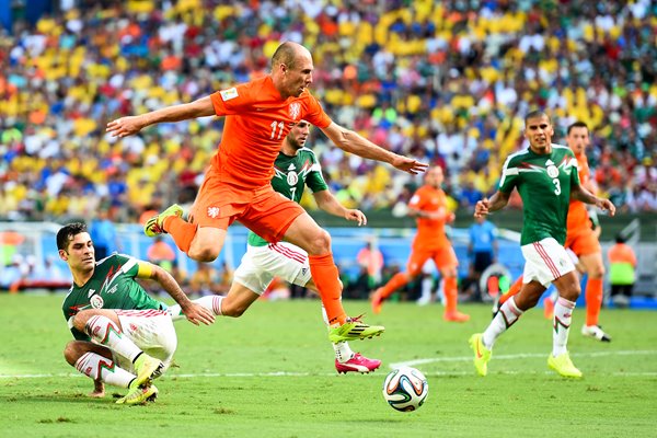 Arjen Robben v Mexico 2014 World Cup 