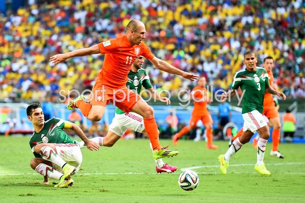 Arjen Robben v Mexico 2014 World Cup 