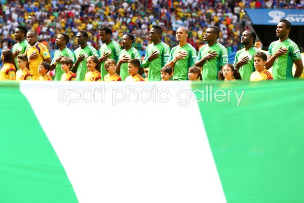  Nigeria line up 2014 World Cup