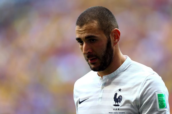 Karim Benzema portrait France 2014 World Cup