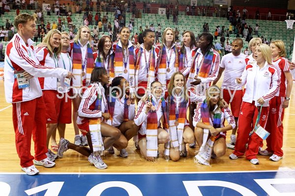 England Netball Bronze Delhi 2010