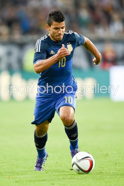 Sergio Aguero of Argentina