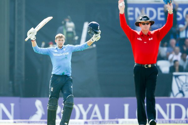 Joe Root Century England v India ODI Headingley 2014